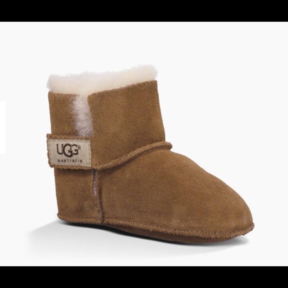 CCO!!! NWT UGG Unisex Erin Booties-Chestnut 18-24mos - Picture 2 of 8